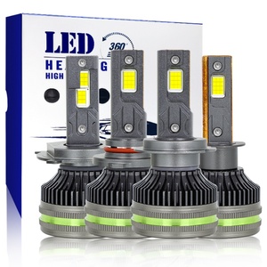Bombilla LED para Faros Delanteros de Coche K30 300W 32000LM de Alta Potencia con Tres Tubos de Cobre H1 H3 H11 9005 9006 880 9012 H4 H7 - Product Image 1