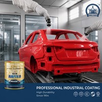 Peinture automobile Wolong 2K61 Scarlet Hydroxyl Acrylic pour retouche, finition brillante, couleur stable, pour carrosserie automobile et engins de chantier