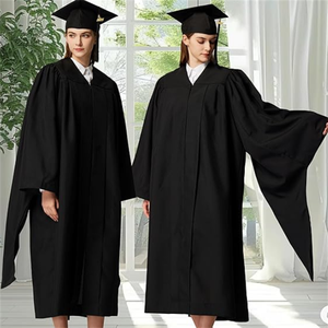 Venta al por Mayor de Togas de Graduación Escolares Unisex 2025, Nuevas, Mate, Personalizables, Cómodas y de Alta Calidad, con Birretes, Cordón de Honor, Borla y Estola - Product Image 6