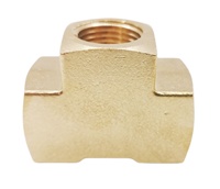 Raccord en T égal forgé femelle haute pression fileté NPT 1/2 pouce pour plomberie