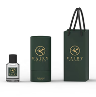 Flacon de parfum OEM personnalisé à épaule inclinée avec service d'emballage de luxe