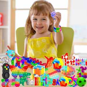 Adultos Fidget llavero teclado Clicker sensorial malla mármol juguete para aliviar el estrés novedad mordaza Escritorio de oficina Gadget para la ansiedad - Product Image 5