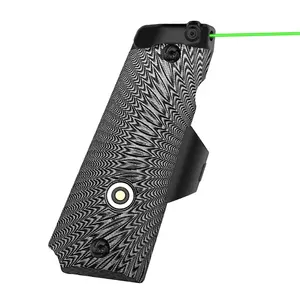 Poignée laser de nouveau style Full/Size1911 Matériau G10 durable avec charge magnétique sans fil