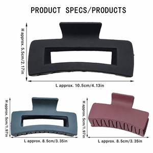 Shily&OS Mollette per Capelli in Resina Infrangibili di Grande Formato per Donne, Fermagli Antiscivolo a Presa Forte, Vendita all'Ingrosso - Product Image 2
