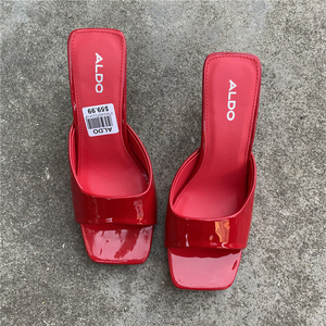 Eleganti <span class=keywords><strong>Sandali</strong></span> con <span class=keywords><strong>Tacco</strong></span> Alto per Ragazze, <span class=keywords><strong>Tacco</strong></span> a Spillo, Punta Quadrata, Scarpe Estive Casual da Festa per Donne - Product Image 2