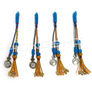 Novedad: Colgante de Reloj con Borla de Cuentas de Resina Tejida a Mano - Product Image 5