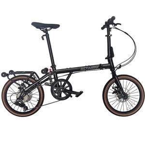 Actamid Folding <b>Bicycle</b> 16 Inch High Carbon Steel <b>Frame</b> Urban Style Adult Student Use - Product Image 2