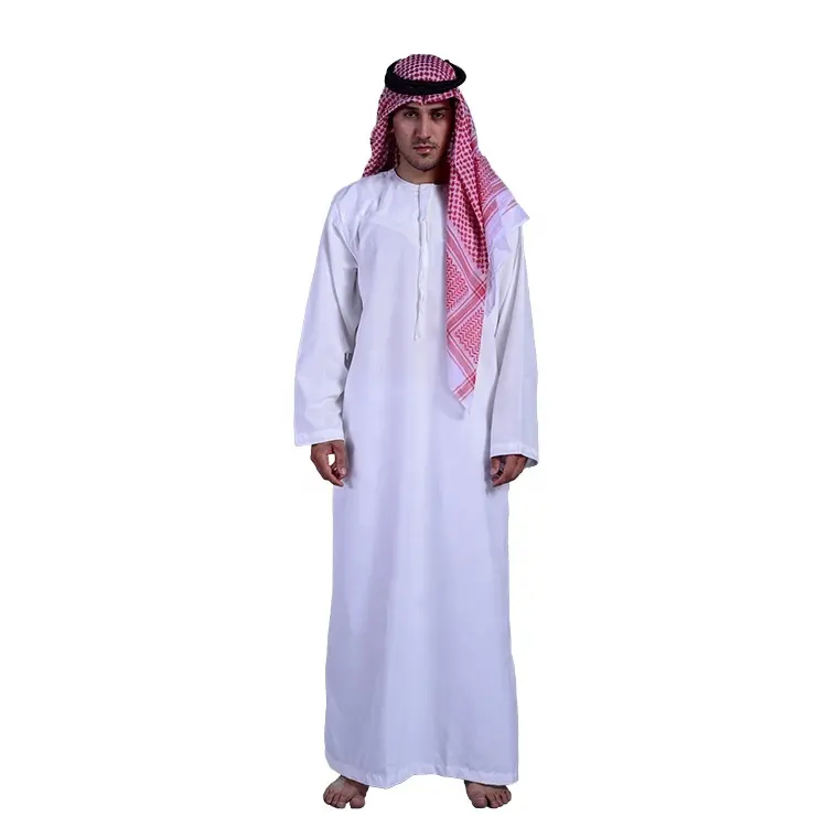 ¡Novedad de 2020! Diseños de Jubba árabe para hombres, ropa musulmana Thobe UAE Dubái, dafah