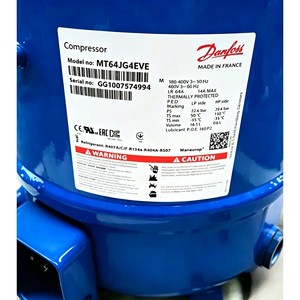 คอมเพรสเซอร์ทำความเย็นแบบสกรอลล์ยี่ห้อ Danfoss รุ่น MTZ64HM3AVE MT64JG4EVE MT64HM4CVE สำหรับระบบทำความเย็นเชิงพาณิชย์ - Product Image 2