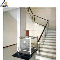 CE Hydraulique 300kg 1m 3m 6m Intérieur Vertical Ascenseur pour Fauteuil Roulant Handicap Escalier Ascenseur pour Fauteuil Roulant