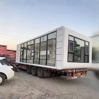 Maison conteneur préfabriquée en acier de 20 pieds ou 40 pieds, design moderne, étanche, écologique, recyclable, avec salle de bain et bureau