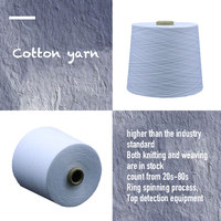 100% Cotton Yarn Cheap Price Good Quality Ne 30/1z Cotton Color Spun Yarn Combed for Knitting Sweater Yarn