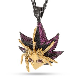 Colgante de Diamantes en Plata de Ley 925 Chapado en Oro, Joyería Hip Hop de Moda con Brillo Refinado y Estilo Clásico - Product Image 3