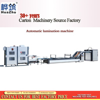 Ligne de production de laminage de carton ondulé à grande vitesse, machine de montage de papier cartonné entièrement automatique pour usine d'emballage
