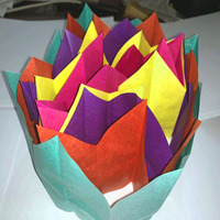 YOULUN Noël Cracker Papier Chapeau Blague Bonbons Rouge Jaune Festival Décorations De Fête Décorations De Noël Festif