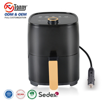 Chauffe-plats électrique portable 24V 3L pour voiture, vente en gros directe usine - Friteuse à air professionnelle personnalisée pour camion