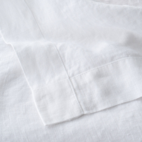 Variété de couleurs blanc Beige sauge lilas gris naturel décor à la maison mariage exquis couverture de Table nappe en lin pré-lavé
