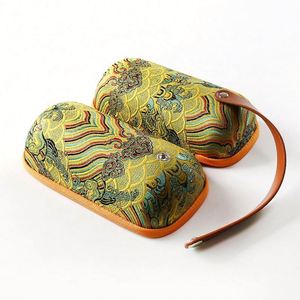 กล่องใส่แก้วชาและกาแฟแบบแข็ง ผลิตจากวัสดุ EVA เป็นมิตรต่อสิ่งแวดล้อม พร้อมกระเป๋าผ้า Oxford และไนลอน หูหิ้วหนัง ป้องกันการกระแทก เหมาะสำหรับการเดินทาง - Product Image 5