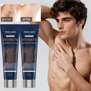 <span class=keywords><strong>Crème</strong></span> dépilatoire pour hommes à marque privée 100g Ingrédients à base de plantes Efficacité rapide Douceur longue durée - Product Image 1