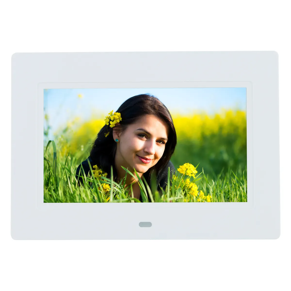 Hot Guangdong Oem Digital Picture Frame Calendar 1080P Hd Video 7 Inch Abs Lcd Photo Frame