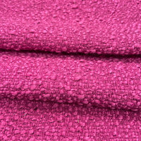 2024 nouveau Design Offre Spéciale 100% Polyester 535gsm poids lourd minimaliste Rose Grain motif cahoteux Tweed tissu pour manteau d'hiver