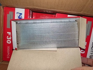 Agrafes en acier galvanisé à couronne étroite de type U, calibre 16 et 18, pour meubles et travaux du bois, clous Brad 1006 9025 pour la construction, agrafes en U - Product Image 5