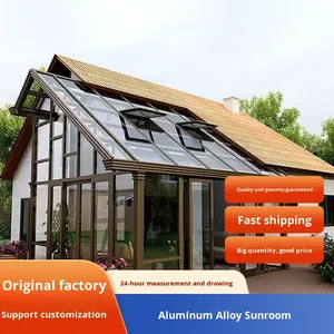 <span class=keywords><strong>Solarium</strong></span> en verre mobile de jardin en aluminium sur mesure, véranda commerciale, pergola en verre, maison en verre, véranda extérieure pour <span class=keywords><strong>solarium</strong></span> - Product Image 5