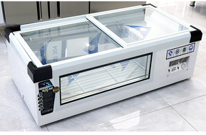 Scivolo frigo con tavolo Combo in acciaio inox - Product Image 4