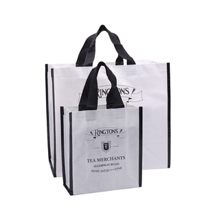 Bolsas <span class=keywords><strong>TDG</strong></span> con Logotipo Impreso Personalizado, <span class=keywords><strong>Bolsa</strong></span> de Compras Reutilizable Ecológica de Tela PP, Tamaño Mediano, Diseño de Dibujos Animados - Product Image 1