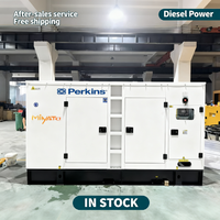 Groupe électrogène diesel refroidi par eau à six cylindres de 30 kW, 50 kVA, 80 kVA, 100 kVA, 200 kVA, 300 kVA, haute puissance, alimentation de secours pour usine