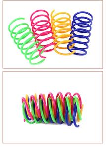 Giocattoli interattivi a spirale a spirale per gatti in plastica stile semplice gattino primavera forniture per animali domestici per la frenesia felina - Product Image 3
