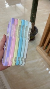 Thời trang Wave khung cho <span class=keywords><strong>iPhone</strong></span> 16 15 11 12 13 14 Pro Max x XR XS 7 8 cộng với điện thoại trường hợp chống sốc Bumper Cover quay lại - Product Image 6