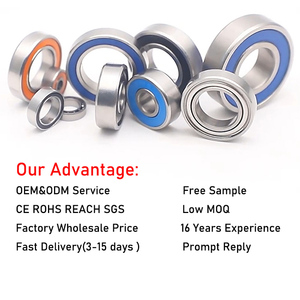 Rodamiento Rígido de Bolas de Acero Inoxidable S625 S626 S688 S698 S607 ZZ <span class=keywords><strong>AISI</strong></span> <span class=keywords><strong>420C</strong></span> Precisión P0 ABEC-5 Certificado de Grado Alimenticio CE - Product Image 3
