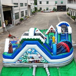 Vente flash : équipement de terrain de jeux gonflable sur le thème de la neige pour les centres de jeux intérieurs commerciaux, fabricant - Product Image 2