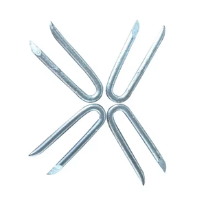 Esgrima farpado galvanizado U-Type Staple Nail Smooth Shank <span class=keywords><strong>A</strong></span>ço Plastic Top para U-Type Nails 22 Nail Load Demai Metal - Product Image 2