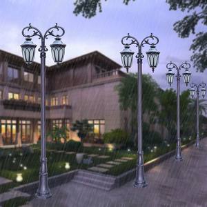 Luces de jardín antiguas europeas para exteriores, iluminación decorativa Ip65, postes modernos impermeables, luz de calle Led 12 DE ALUMINIO Ce 70 - Product Image 5