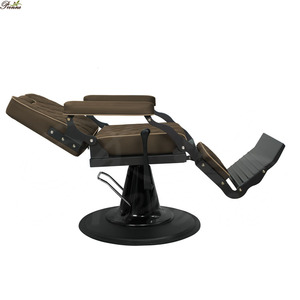 Fauteuil <span class=keywords><strong>de</strong></span> <span class=keywords><strong>barbier</strong></span> hydraulique professionnel classique robuste <span class=keywords><strong>de</strong></span> seconde main pour salon <span class=keywords><strong>de</strong></span> coiffure - Product Image 3