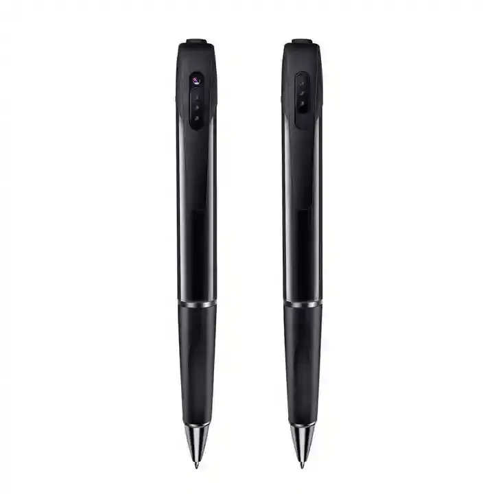 Stylo portable portable 1080P Mini caméra sans fil WiFi stylo porté par le corps avec caméra pour enregistrer de la vidéo et de l'audio