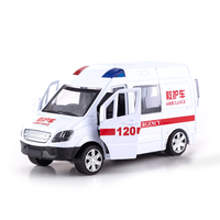Nuevo Estilo 1:32, Camión de Bomberos de Metal Fundido a Presión, Coche Postal, Ambulancia, Tranvía, Coches de Aleación de Policía Especial, 3 Puertas que se Abren, Modelo de Coche de Metal Fundido a Presión con Retroceso