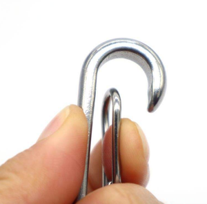 Gancho universal simple de acero inoxidable 304, hebilla de presión de resorte giratoria de anillo cuadrado de metal para mochilas y bolsos - Product Image 5