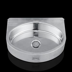 Lavabo ovale en acier inoxydable à prix abordable, vente en gros, pour salles de bain et gares ferroviaires - Product Image 2