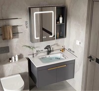 Miroir de salle de bain LED intelligent à écran tactile moderne de luxe 2026, anti-buée, mural, éclairé, pour coiffeuse