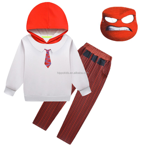 HIPPO KIDS Inside Out Personaje Cosplay Disfraz de Halloween con una máscara Ira Ennui Miedo Vergüenza Disfraz Niño - Product Image 4