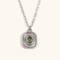 Luxuriöse Europäische und Amerikanische Hochwertige Edelstahl 14K Vergoldete Buddhismus Perlen Stern Laborgezüchtete Unisex Anhänger-Halskette