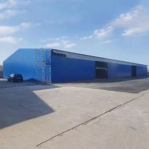 Estructura de Casa personalizada pre garaje almacén prefabricado nuevo estilo estructuras de acero prefabricadas - Product Image 1