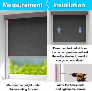 Blinds Blocking Strips Heavy Duty, U-Channel Blackout <strong>Light</strong> <strong>Blockers</strong> Side Tracks for <strong>Window</strong> Shades, Aluminium <strong>Light</strong> Gap <strong>Blocker</strong> - Product Image 6