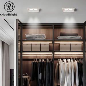 Intérieur Offre Spéciale lampe de calandre encastrée <span class=keywords><strong>GU10</strong></span> à 2 têtes, boîtier de <span class=keywords><strong>spot</strong></span> réglable pour la maison et le bureau, cadre de lumière encastré - Product Image 5