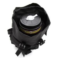 Masque à gaz de protection Masque facial en silicone PC noir Masque à gaz complet en silicone avec lentille anti-buée