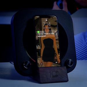 Mini lecteur CD portable de haute qualité, livraison directe, rond intelligent, rvb led, chargeur sans fil, haut-parleur de musique - Product Image 3