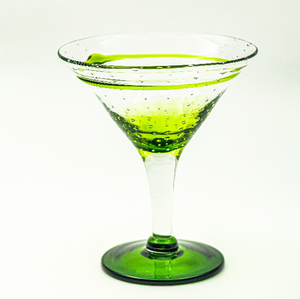 Mexikanische Handgeblasene Klassische Kobaltblaue 24 oz Wiederverwendbare 4-teilige Riesen-Margarita-Martini-Gläser für Partys - Product Image 1